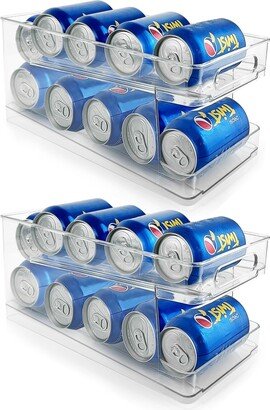 Mega Casa Kitchen Can Organizer for Pantry- Soda Can Organizer for Refrigerator(Set of 2)