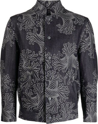 Christopher Nemeth Rope-print denim jacket