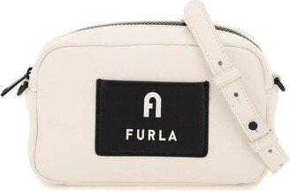 Iris Zipped Logo Patch Mini Crossbody Bag-AA