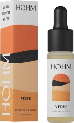 Hohm Verve Essential Oil Blend , Pure Essential Oil for Your Home Diffuser - With Black Pepper,Bergamot, Grapefruit, Lavender, and Vetiver