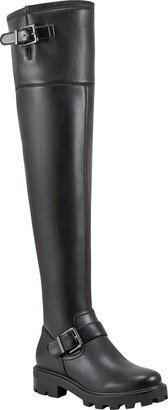 Ganven Lug Sole Over the Knee Boot