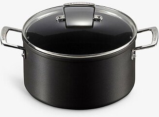 Toughened Non-Stick Aluminium Deep Casserole pot With Glass lid