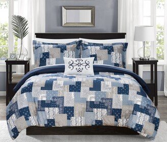 Utopia 8 Piece Queen Bed In a Bag Duvet Set