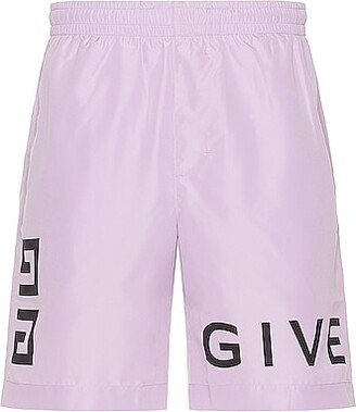 Long Swim Shorts in Lavender