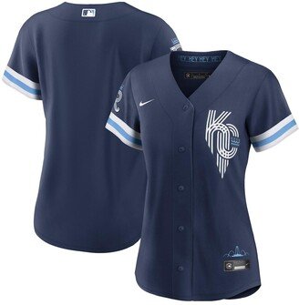 Women's Navy Kansas City Royals City Connect Replica Jersey