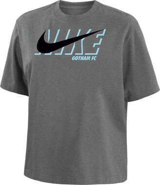 Gotham FC Women's Soccer T-Shirt in Grey