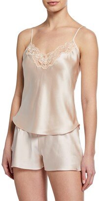 Bijoux Silk Satin Cami & Short Pajamas Set