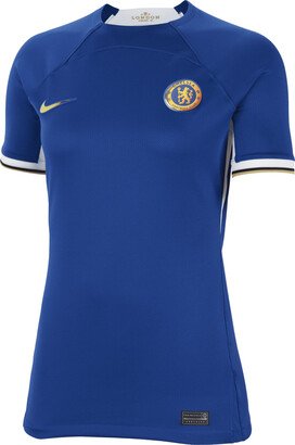 Christopher Nkunku Chelsea 2023/24 Stadium Home Women's Dri-FIT Soccer Jersey in Blue