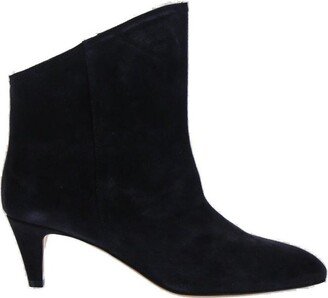 Tapered-Detail High Ankle Boots
