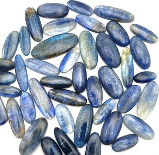 Blue Kyanite Cabochon - Narrow Oval