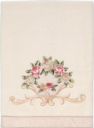 Rosefan Embroidered Cotton Bath Towel, 25