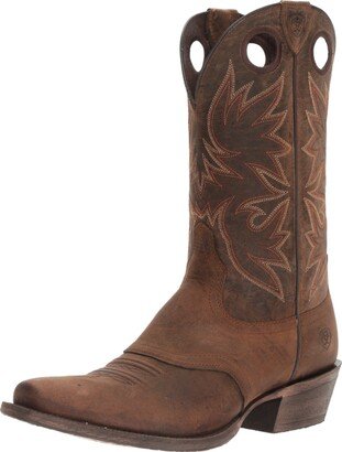 Mens Circuit Striker Western Boot Weathered Brown 12 Wide