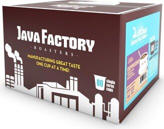 Java Factory Cappuccino Flavored Coffee, Compatible Keurig 2.0 K Cup Brewers,80Ct