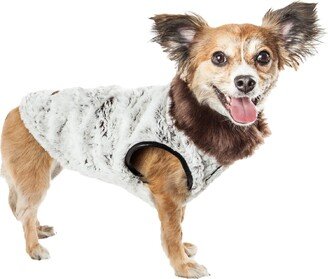 Luxe 'Purrlage' Pelage Fur Dog Coat Jacket