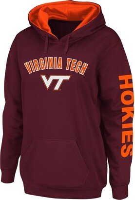 Women's Maroon Virginia Tech Hokies Loud and Proud Pullover Hoodie