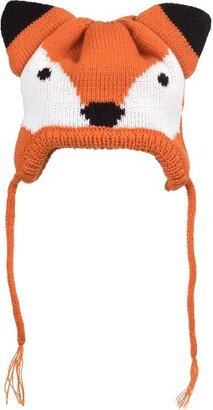 The Worthy Dog Fox Knit Hat - Orange - M