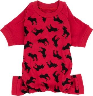 Leveret Dog Cotton Pajama Moose