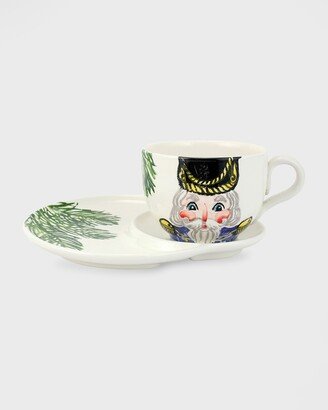 Christmas Nutcracker Jumbo Cup & Tray