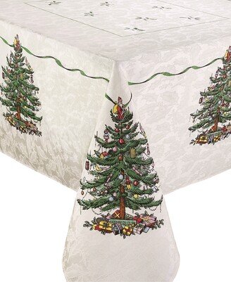 Christmas Tree Ivory/Green 60x120 Tablecloth