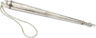 Classic Torah Pointer Made Of 925 Sterling Silver With Personalize Hebrew Name Tag - Bar Mitzvah Gift