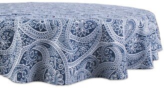 Paisley Print Outdoor Tablecloth, 60 Round