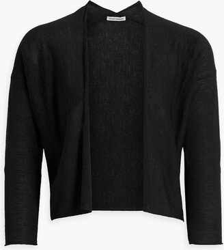 Cropped cashmere cardigan-AA