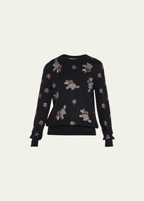 Palais Royal Crystal-Embellished Cashmere Sweater