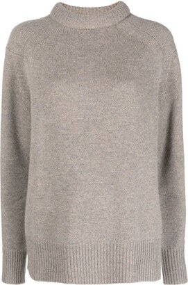 Wool Cashmere-Blend Jumper