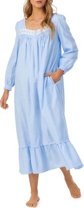 Long Sleeve Flannel Ballet Nightgown