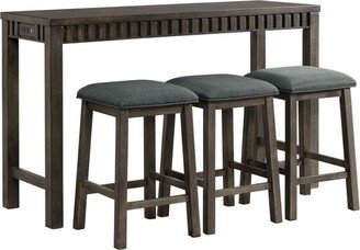 Montego 4-Piece Multipurpose Bar Table Set