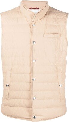 Quilted Down Gilet-AB