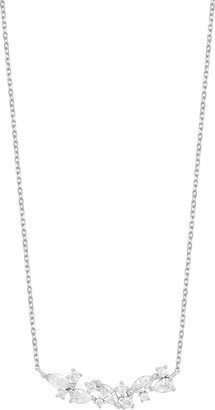 Mika 18K White Gold Diamond Pendant Necklace