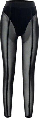 High Heel Jungle by Kathryn Eisman Racer Seamed Sheer Pant