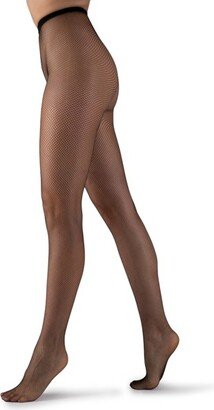 LECHERY Women's Fishnet Tights (1 Pair) - S/M, Black