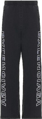 Baggy Sweatpants in Black-AA