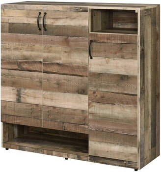 ACME Howia Cabinet in Rustic Gray Oak