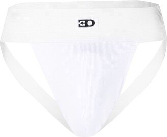 Ouest PARIS Logo-Embroidered Ribbed Briefs