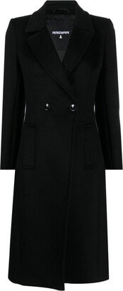 Double-Breasted Wool-Blend Coat-AG