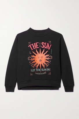 Printed Jersey Sweatshirt - Black