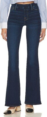 Power Stretch Pull On Flare Jeans