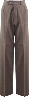 Pleated Tailored Trousers-AJ