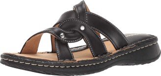 Ad Tec Women's Summer Comfortable Lightweight Leather Open Toe Flip Flops Sandal