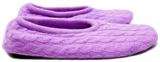 Ladies Ballerina Cables Slippers-AB