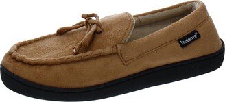 Mens Faux Suede Slip On Moccasin Slippers