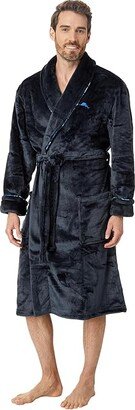 Shawl Collar Robe (Navy) Men's Robe