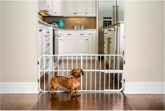 Lil' Tuffy Expandable Cat and Dog Gate with Small Pet Door