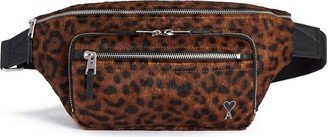 Leopard-Print Belt Bag