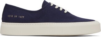 Blue Four Hole Sneakers