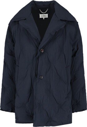 Four-Stitch Detailed Padded Coat