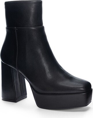 Norra Smooth Platform Bootie